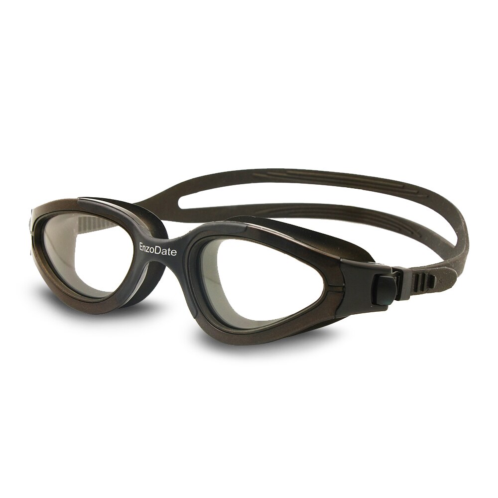 Photochromic Transition Swimming Glasses Swim Goggles Triathlon Anti-Fog UV400 Easy Adjusting Comfortable: Black