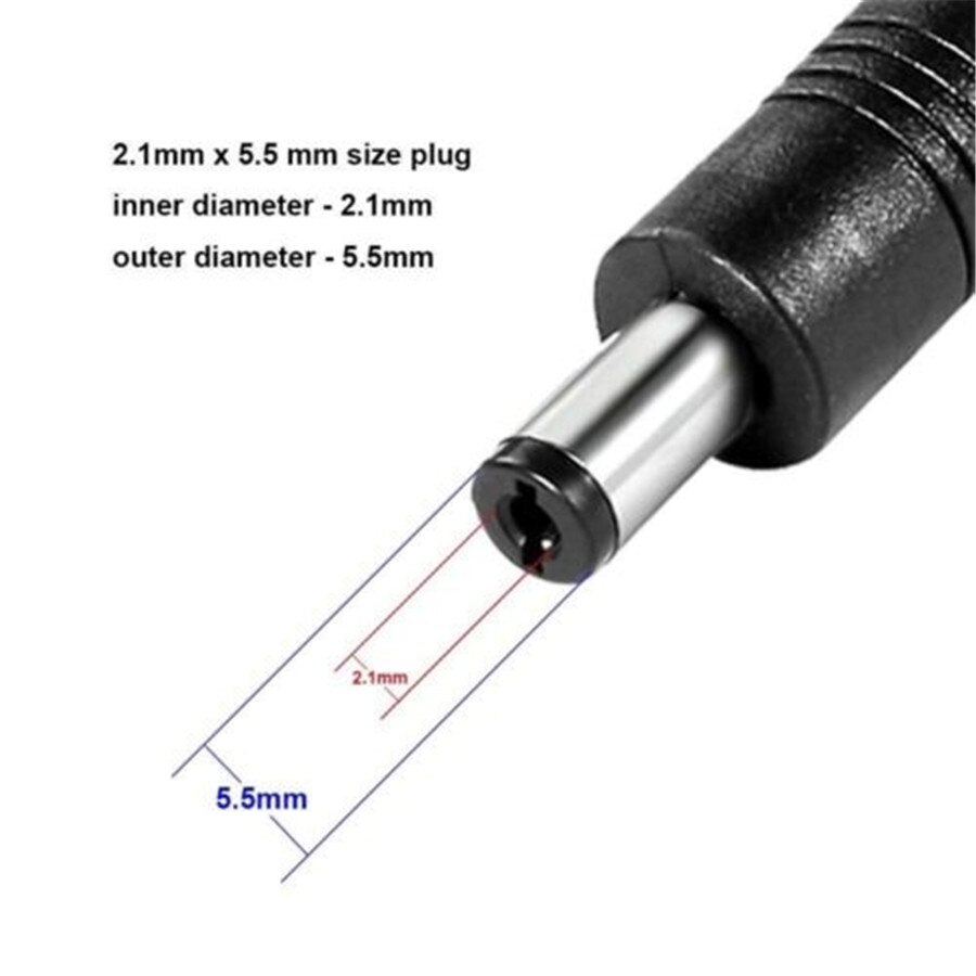 5.5mm * 2.1mm 12v 3m 5m 10m forlenget kabel for utendørs sikkerhetskamera
