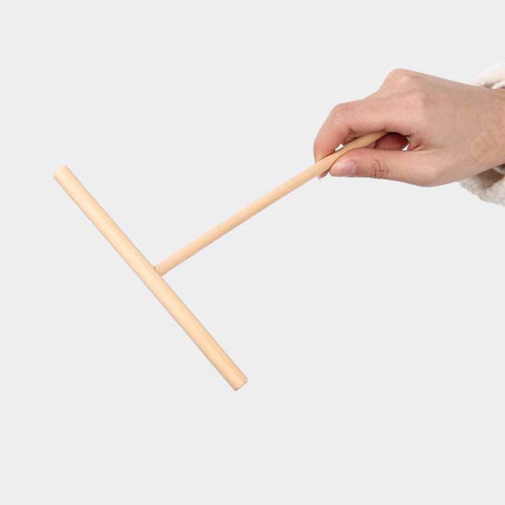 Palo esparcidor de madera para hacer crepes, herramienta de cocina para el hogar, restaurante, cantina, suministros especiales