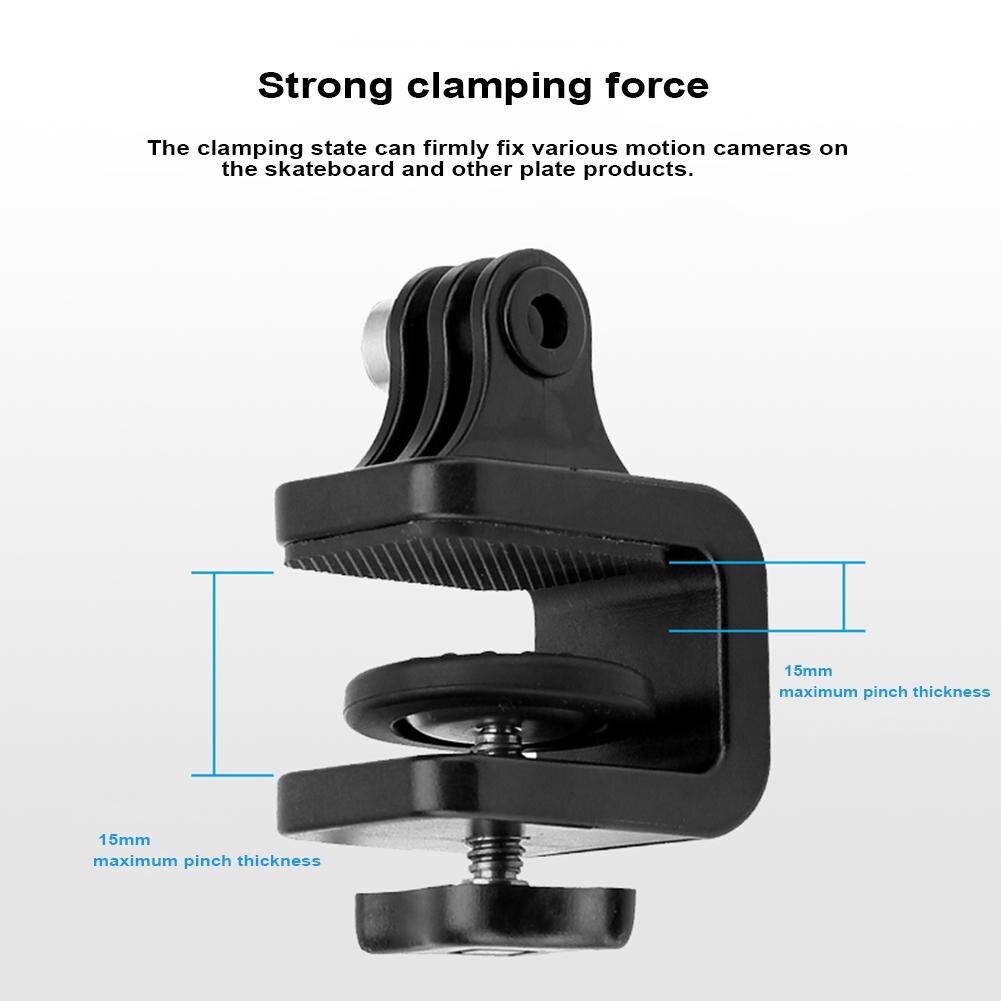 Motorfiets Skateboard Stuur Draaien Klem Mount Bracket Houder Voor Gopro Hoge Taaiheid Hoge Sterkte Klem Beugel Ho