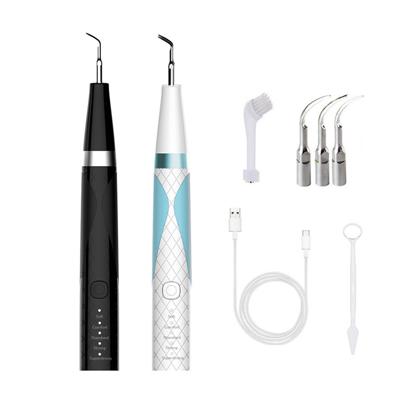 Ultrasonic Dental Calculus Plaque Remover Electric Tooth Scraper Cleaner Tartar Remove Dental Calculus Ultrasonic Teeth Cleaning