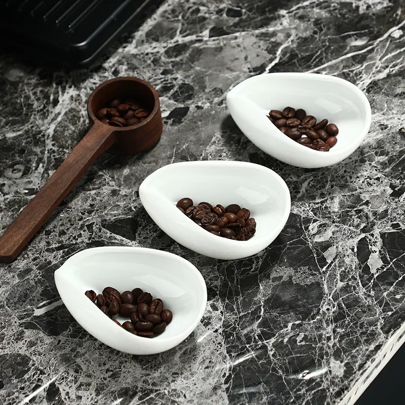 Tasse à mesurer spéciale en céramique pour grains de café, échelle, assiette à grains, tampon d'emballage, cuillère à mesurer, 1 pièce