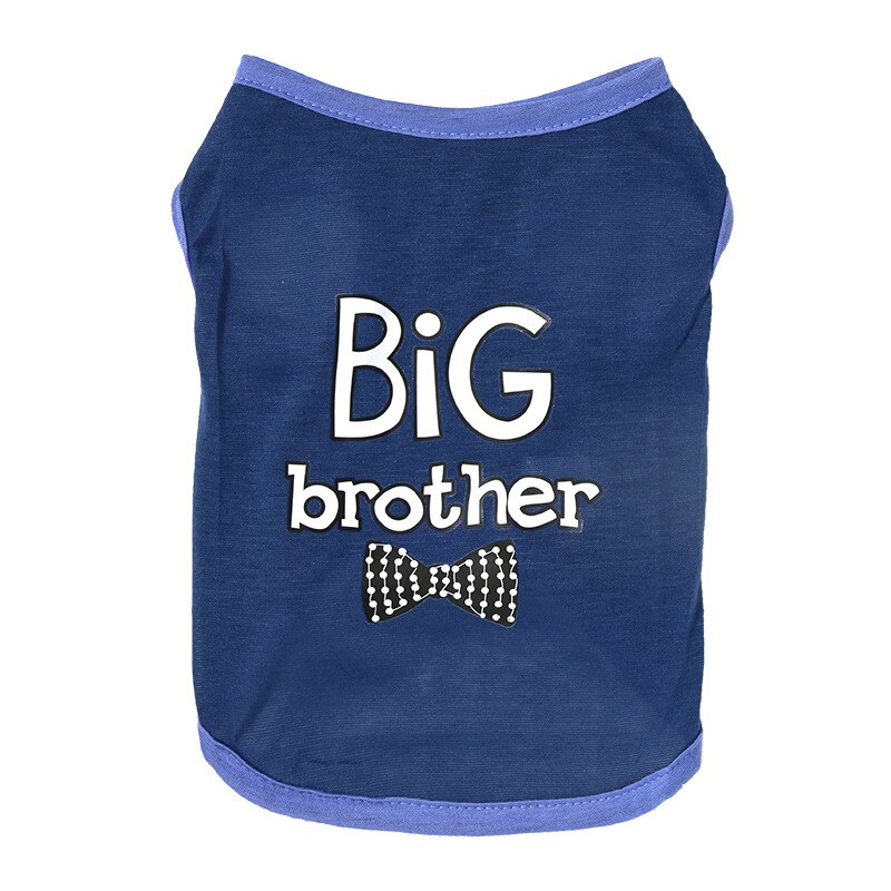 Comfortable Summer Dog Clothes Sleeveless Dog Shirt Thin Pet Vest Durable Cat T-shirt Small Medium Puppy Clothing Pet Supplies: dark blue / XS