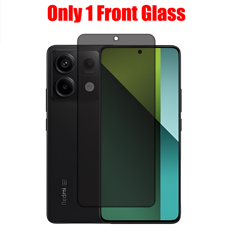 Para redmi note 13 pro vidro redmi note 13 4g 5g vidro temperado anti peep protetor de tela de privacidade para redmi note 13 pro 4g 5g: royal blue / Pacote 4