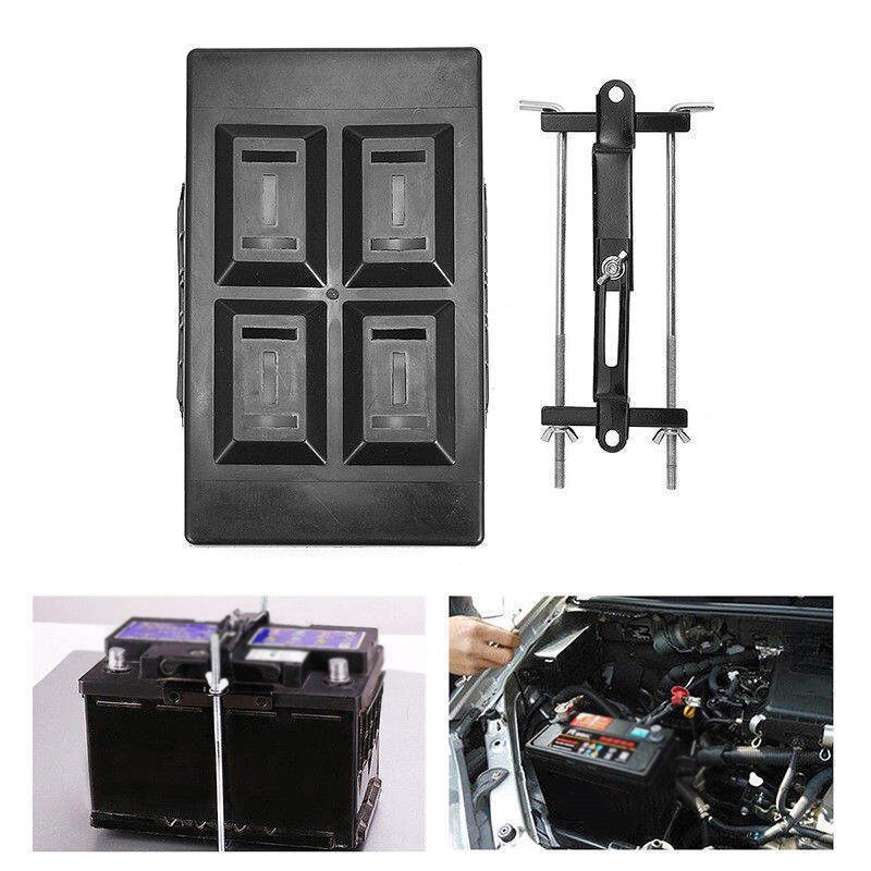 Conjunto bandeja de bateria estabilizado armazenamento segure down metal + substituição de plástico