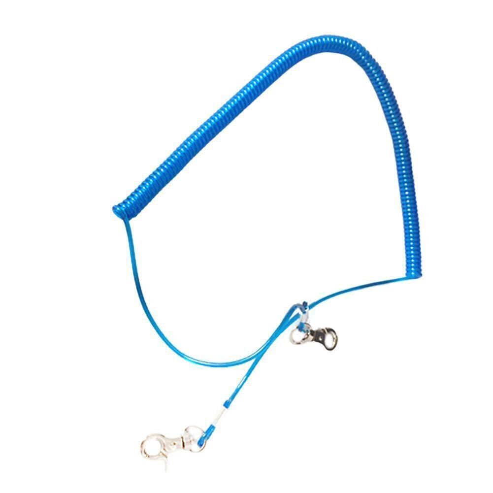 Multipurpose Ingebouwde Staaldraad Dunne Vliegende Touw Voor Parrot Vogels Training Willekeurige Kleur: Blauw / 2m