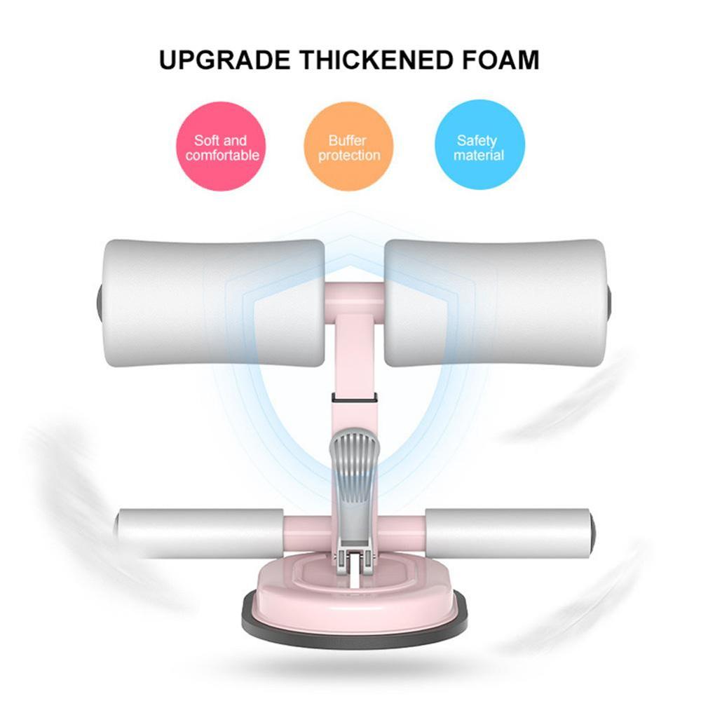 Sit Ups Assistant Device Indoor Fitness Sit-Up Exercise Bar Adjustable Padded Ankle Support Abdominal Muscle Training Tool