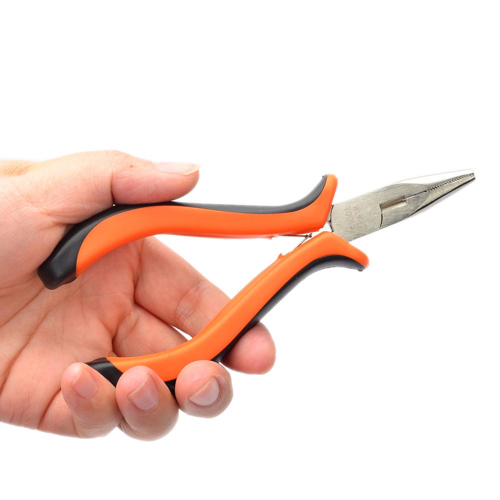 4.5 inch Mini Needle Nose Pliers Precision Stainless Steel Plier Cable Cutter Electrical Hand Tool Pliers