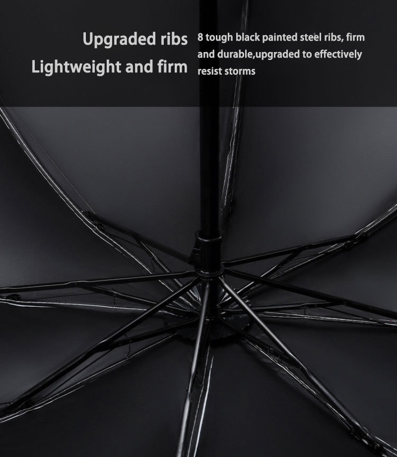 Xiaomi uv guarda-chuva dobrável à prova dwindproof água à prova de vento 8 osso guarda-chuva anti-uv dias ensolarados simples cor sólida guarda-chuva manual