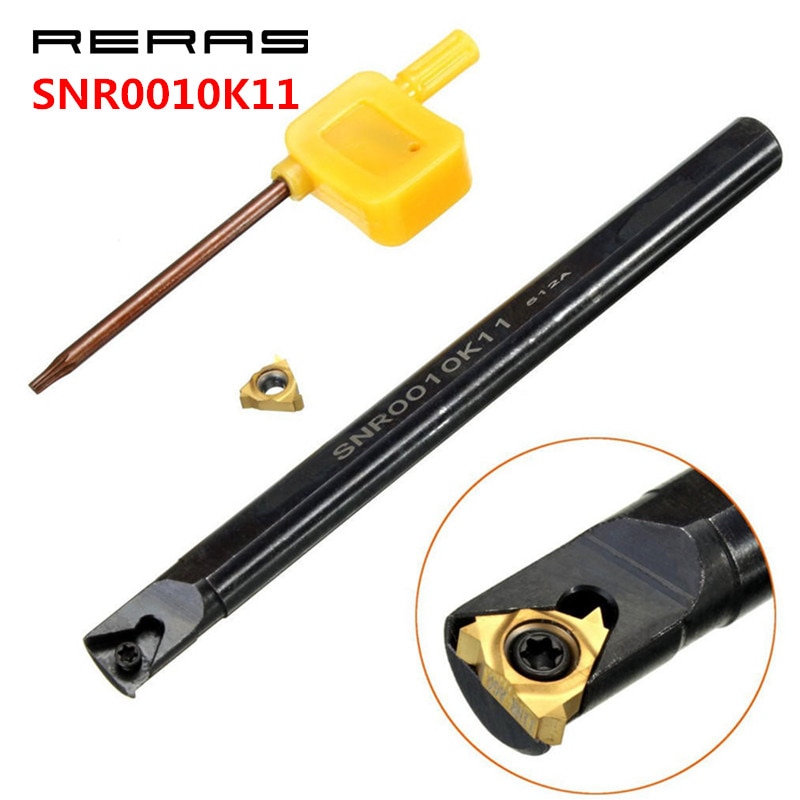 SNR0010K11 herramienta de torneado de mandrinado de torno interno con cuchilla 11IR AG60 para máquina herramienta CNC parte conjunto de accesorios de herramientas