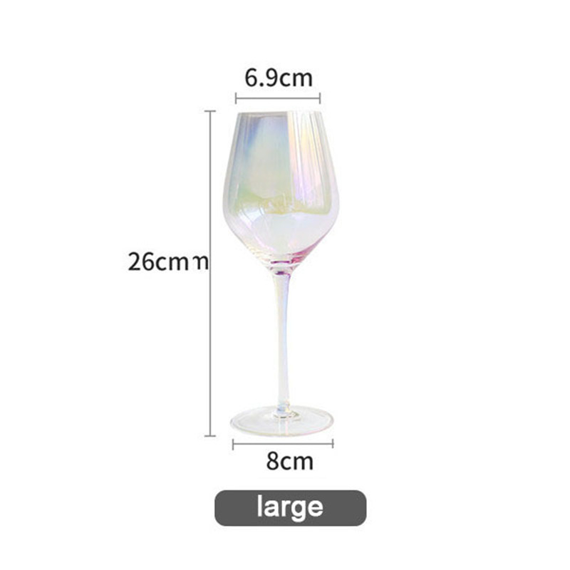 Arc-en-ciel cristal verre gobelets coloré vin verre jus boisson Champagne gobelet fête Barware dîner eau tasse décoration de la maison