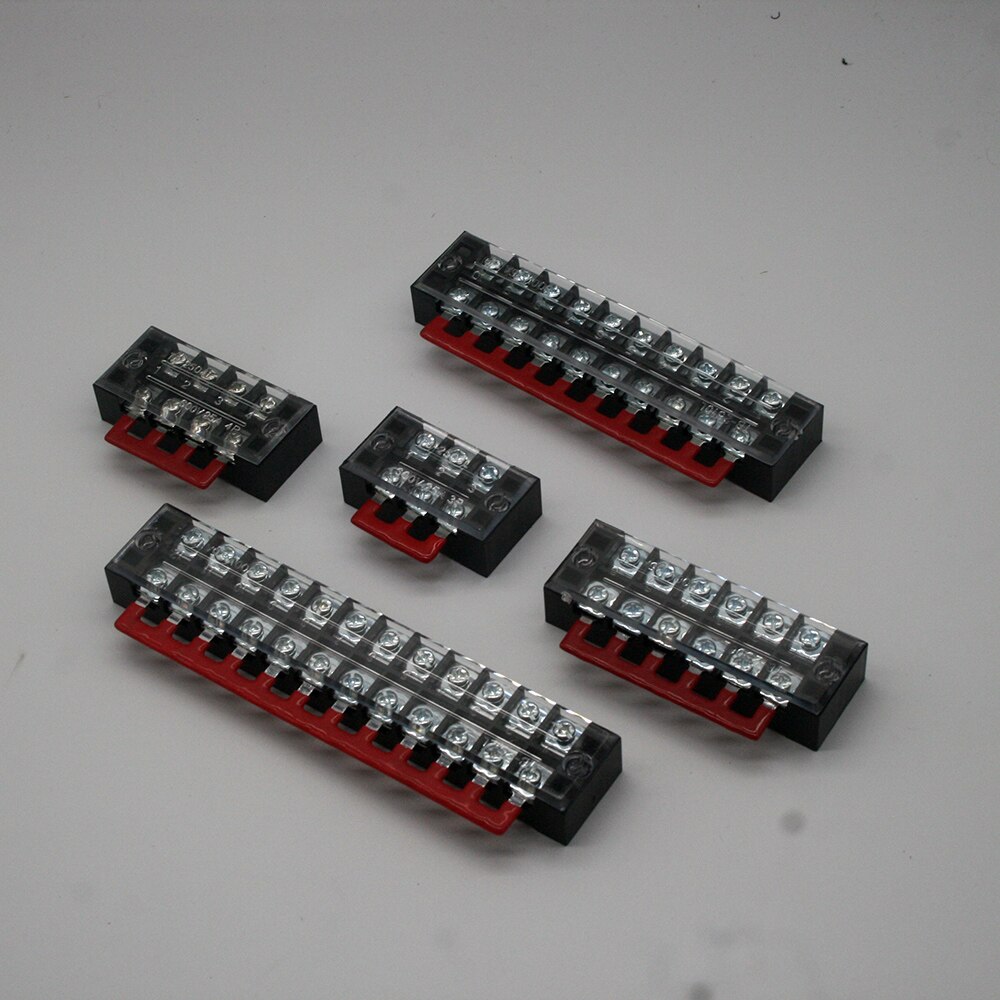 Schroef Terminal Block Strip 600V 25A Tb-2503 Tb-2504 Tb-2506 Tb-250 8 tb-2510 Tb-2512 Met 1Pcs Korte Connector