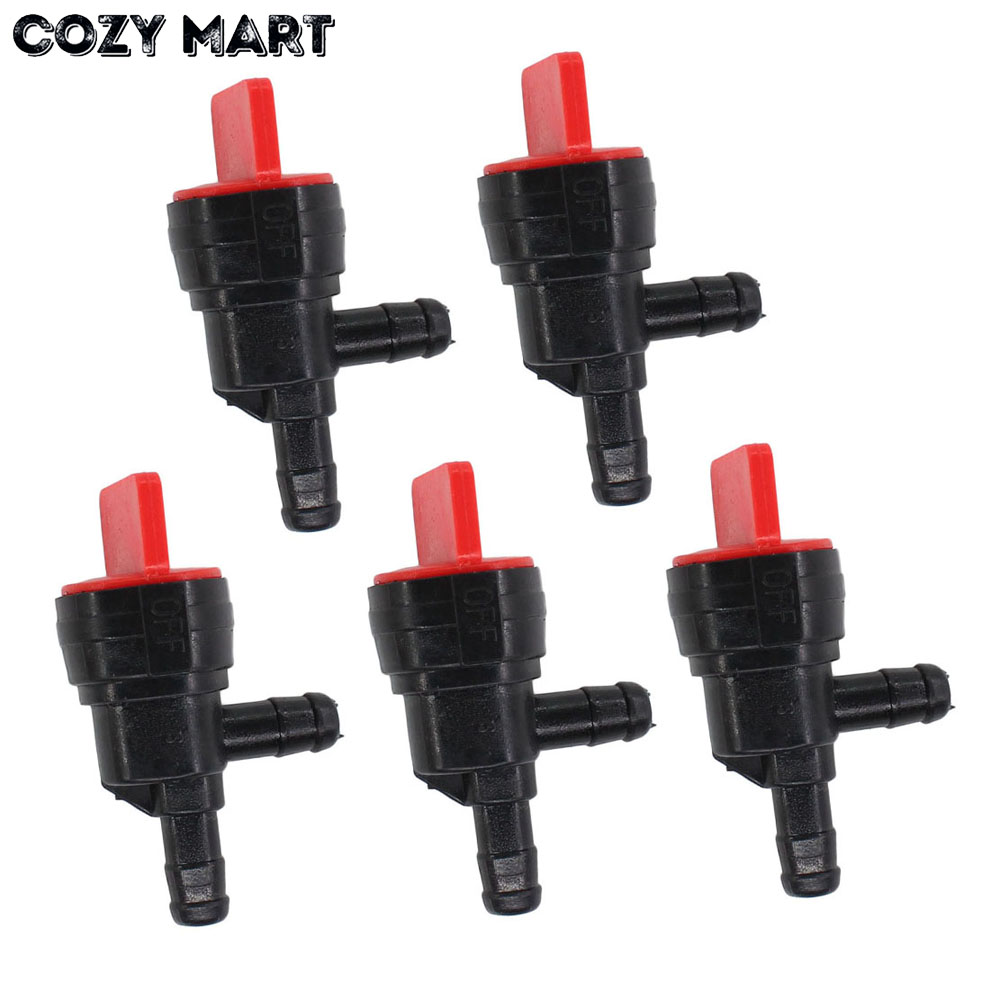 1/4" Inline 90 Degree Fuel Gas Shut-off Cut-Off Valve petcock Snow Blower Thrower For Briggs & Stratton 494769