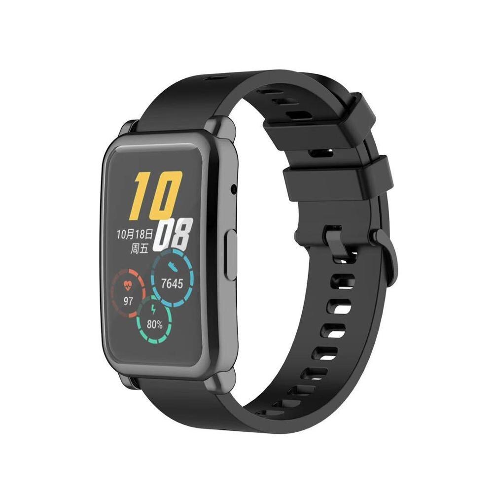 Soft Case Voor Huawei Honor Horloge Es Tpu Plated Rondom Screen Protector Cover Bumper Protector Volledige Cover Screen bescherming