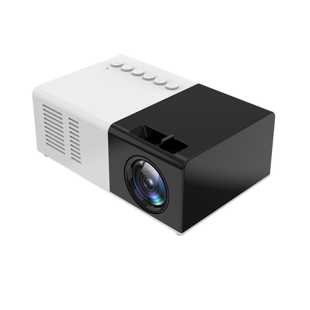 J9 Portable Mini Projector HD 1080P Mini LED Projector Home Theater AV USB SD TF Card USB Portable Pocket Beamer PK YG300