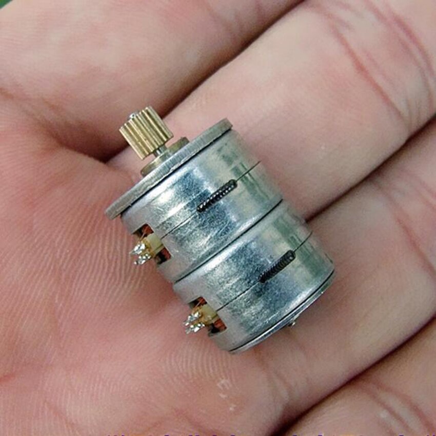 1pcs step angle with Metal gear DC 2 phase 4 wire 15mm Micro stepper motor