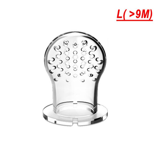 Siliconen Fopspeen Baby Tepel Fopspeen Peuter Kids Fopspeen Feeder Voor Vruchten Voedsel Nibbler Dummy Babyvoeding Fopspeen: 1Pcs L