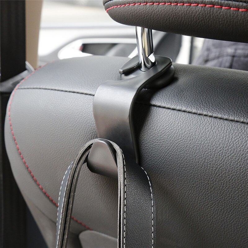 2 teile/los Universal- Auto Sitz Zurück Haken Auto Zubehör Innen Tragbare KleiderbüGel Halfter Lagerung für Auto Tasche Geldbörse Tuch Mantel hange
