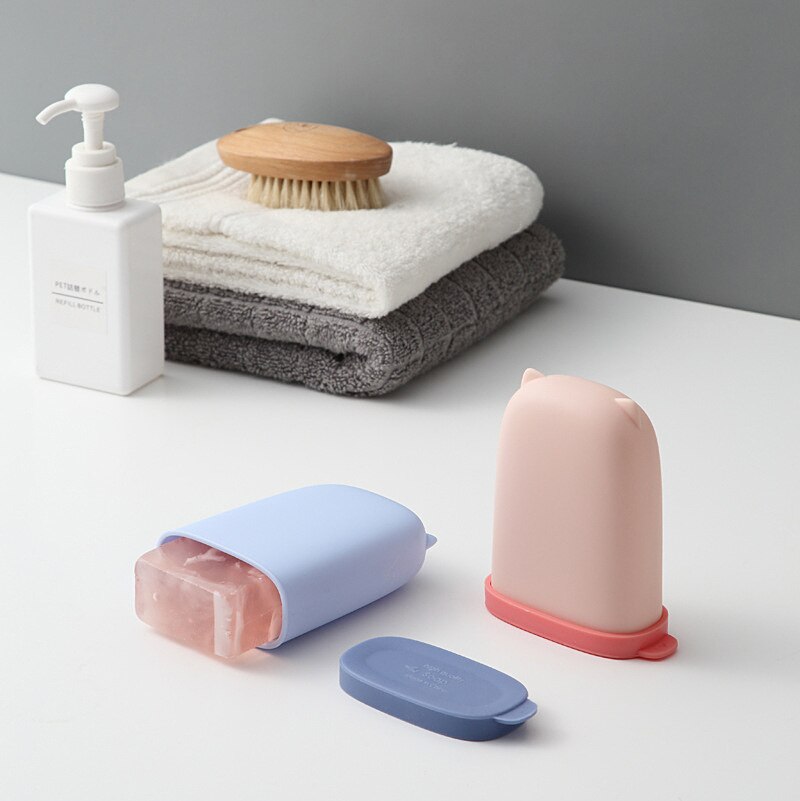 1 szt. Przenośna mydelniczka zamknięta i szczelna higiena osobistej podróży akcesoria robić łazienki niezbędne robić podróży