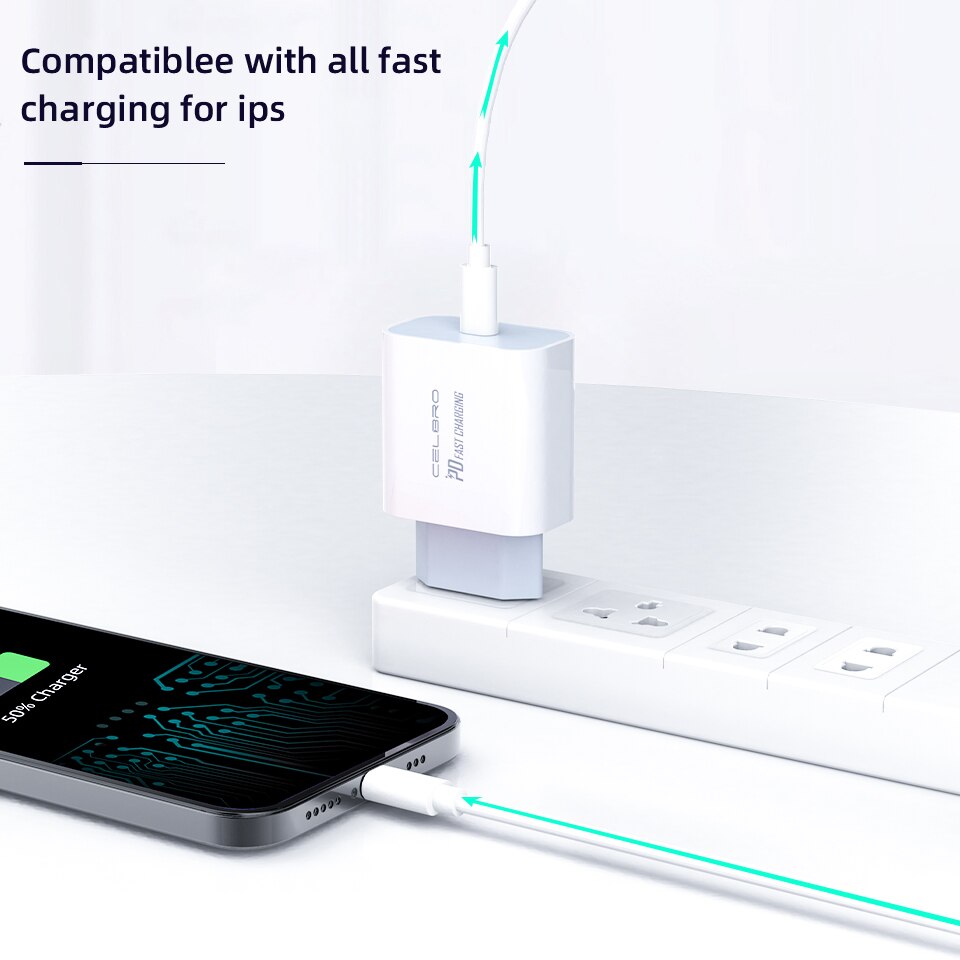 18W 20W PD USB Type C Quick Charger Adapter Charging For IPhone 12 Mini Pro 11 XR X 8 Max Fast Charge EU US Travel PD Port