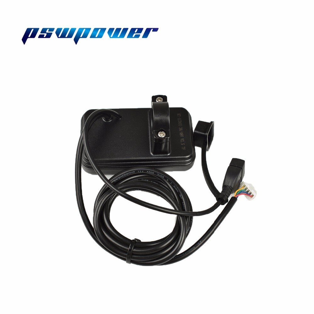 KT-LCD1 électrique de vélo de 24V/36V ou 36V/ 48V avec des pièces de vélo électrique d'affichage de panneau de commande de connecteur d'usb