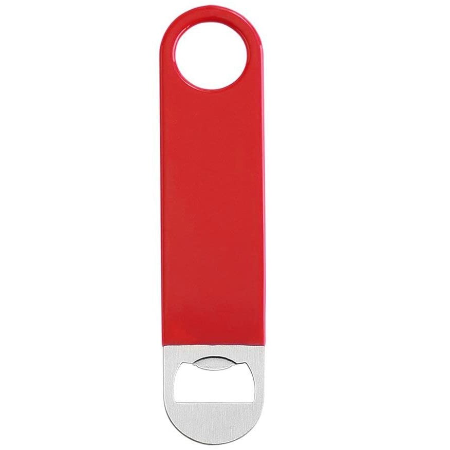 Premium Metal Beer Opener Portable Beverage Beer Bottle Openers Stainless Steel Kitchen Bar Tools: Red