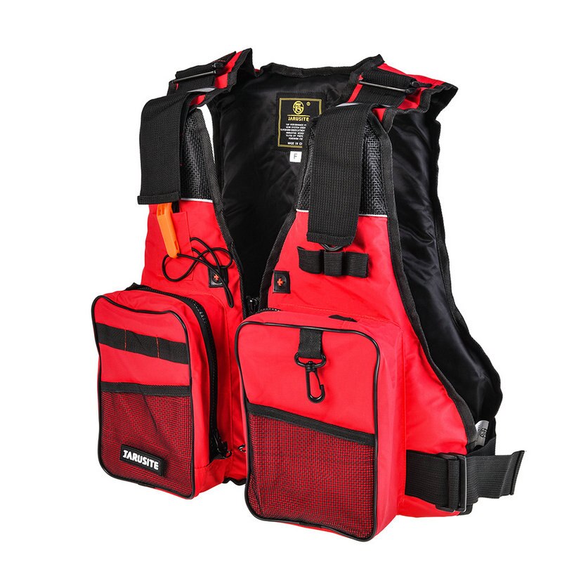 1PC Fly Fishing Vest Multifunction Pockets Mesh Fishing Backpack Fly Fishing Jacket Floatation Floating Vest Fly Fishing Vest