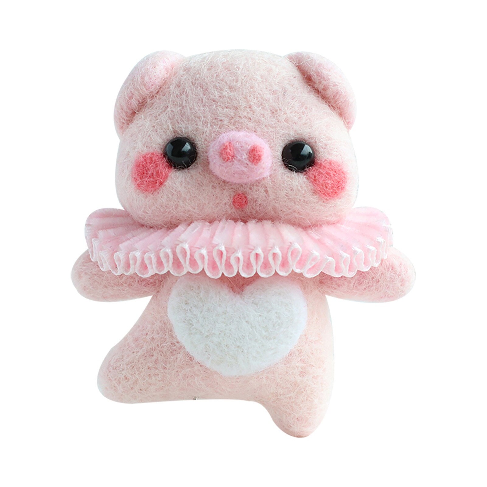 Leuke Patroon Handgemaakte Diy Poke Wol Vilt Materiaal Productie Pakket Niet-Afgewerkte Diy Handcarft Wol Vilten Materiaal: C