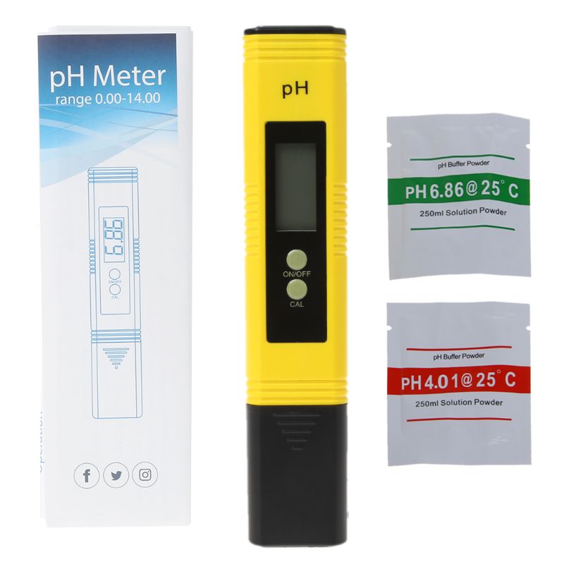Auto Calibration Mini Digital Pocket Pen Type PH Meter Multimeter Tester Hydro