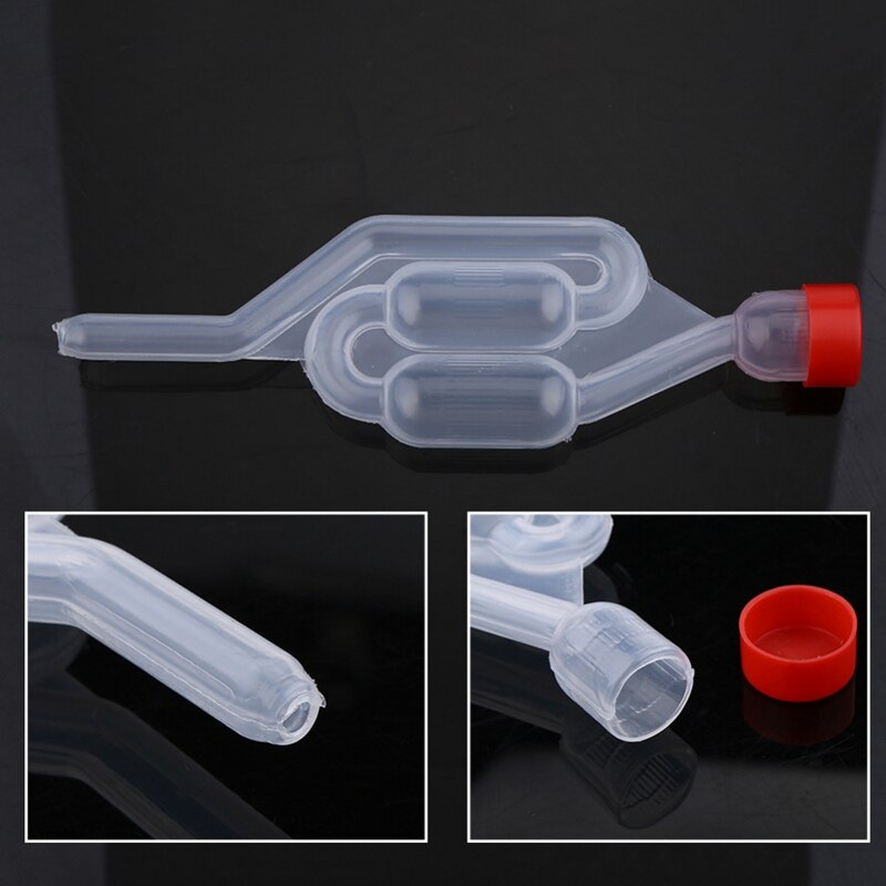 Válvula de escape de vedação de vinho palha casa fermentação de vinho airlock selado plástico verificação de bloqueio de ar válvulas seladas água eco amigável