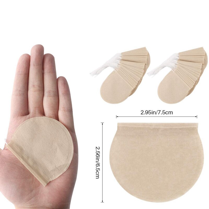 Bustine di tè, 300pz Usa E Getta Vuoto Bustine di Tè Bustine di Tè Infusore con Coulisse Sicuro Materiale Naturale Bustine di tè per Sciolto Foglia di Erbe Te