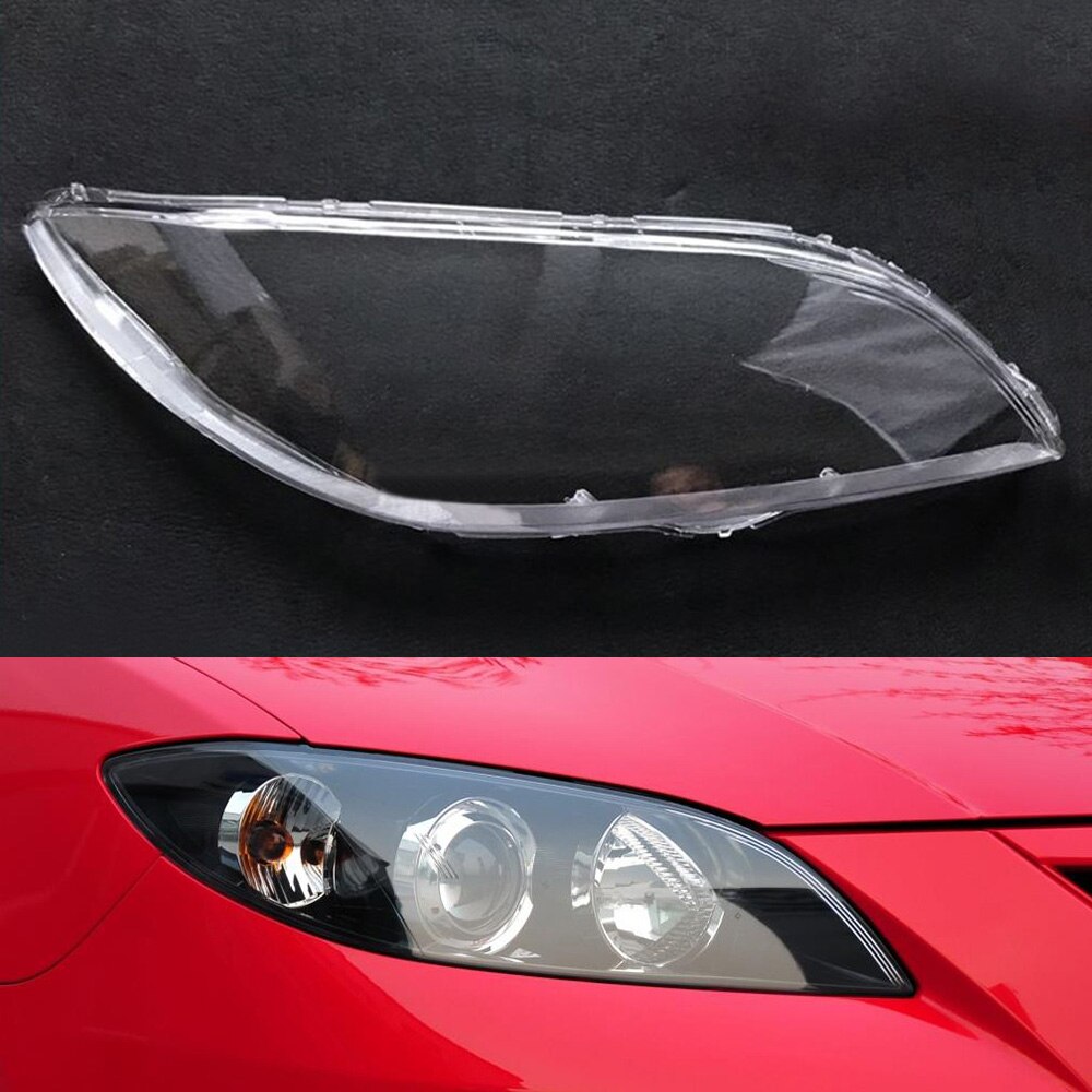 Headlamp Lens For Mazda 3 2006 Headlight Cover Car Replacement Auto Shell ( Sedan): Passenger Sider