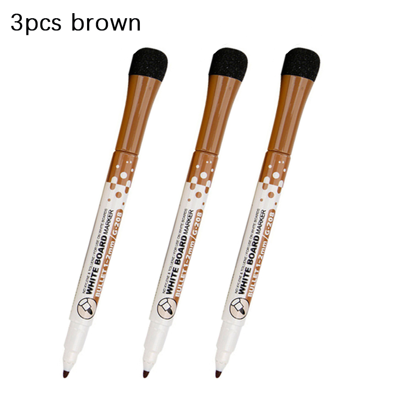 Stylos pour tableau blanc 8 couleurs, stylo magnétique à base d'eau avec capuchon effaçable, pointe Fine, peinture magnétique pour enfants, maison, bureau, école: Violet