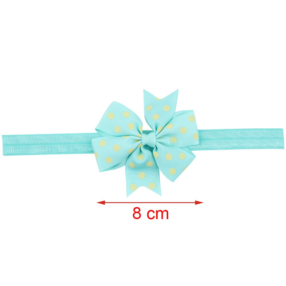 Bébé fille bandeau infantile cheveux accessoires tissu bande -né chapeaux Dot headwrap bambins pansement ruban arcs diadème