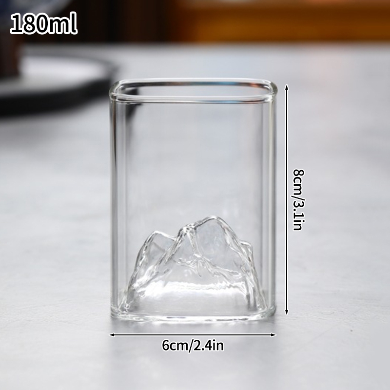 Tazas de café frío, tazas de vidrio estéticas, tazas de café helado, vasos de vidrio, tazas de cóctel, accesorios de escritorio de cocina: Rosa