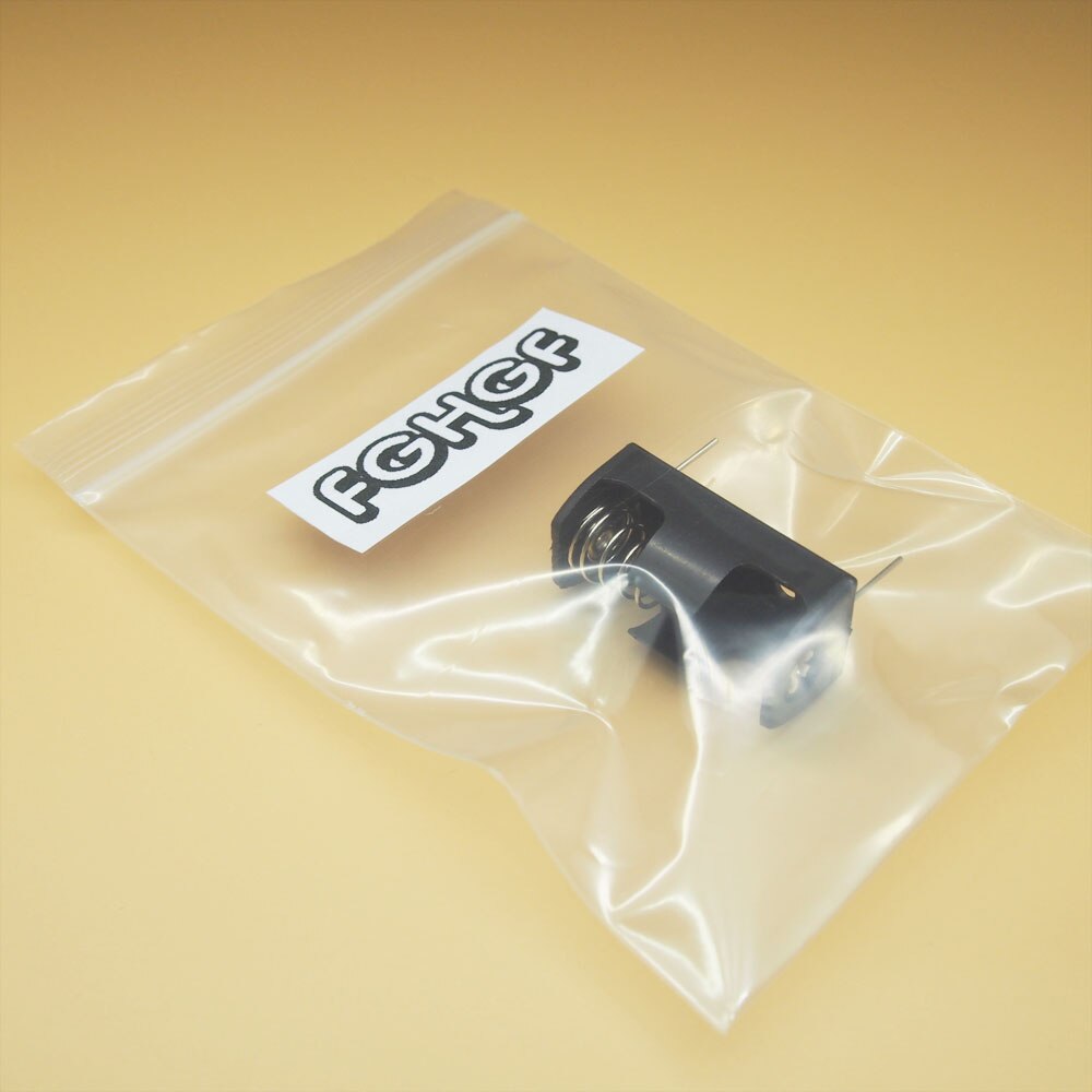 5pcs 1 / 2AA CR2 battery box 14250 battery holder with PCB pins