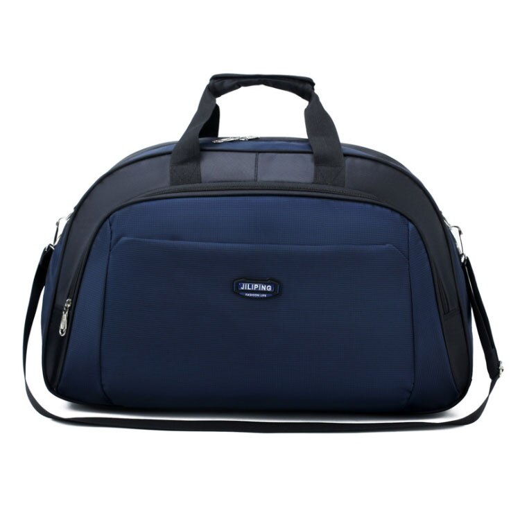 Scione Casual Reizen Handtas Waterdichte Mannen Bagage Koffer Duurzaam Duffel Schoudertas Vrouwen Grote Capaciteit Voor Weekend Sport: Navy Blue