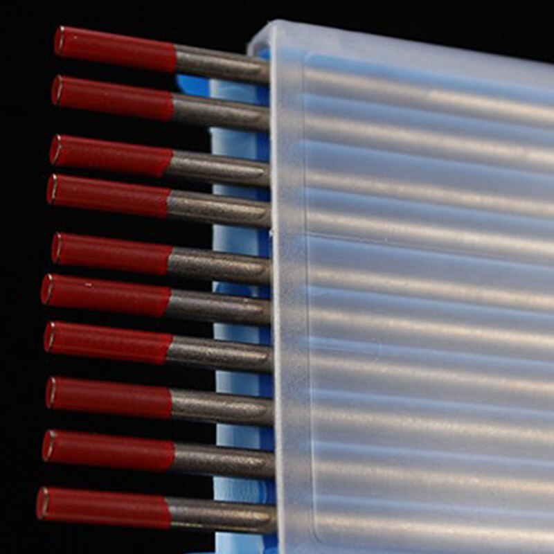 10 stücke Professionelle Wolfram Elektroden Schweiß Elektrode 1,0 1,6 2,0 2,4 3,0 3,2 4,0mm WT20 Tig Stangen