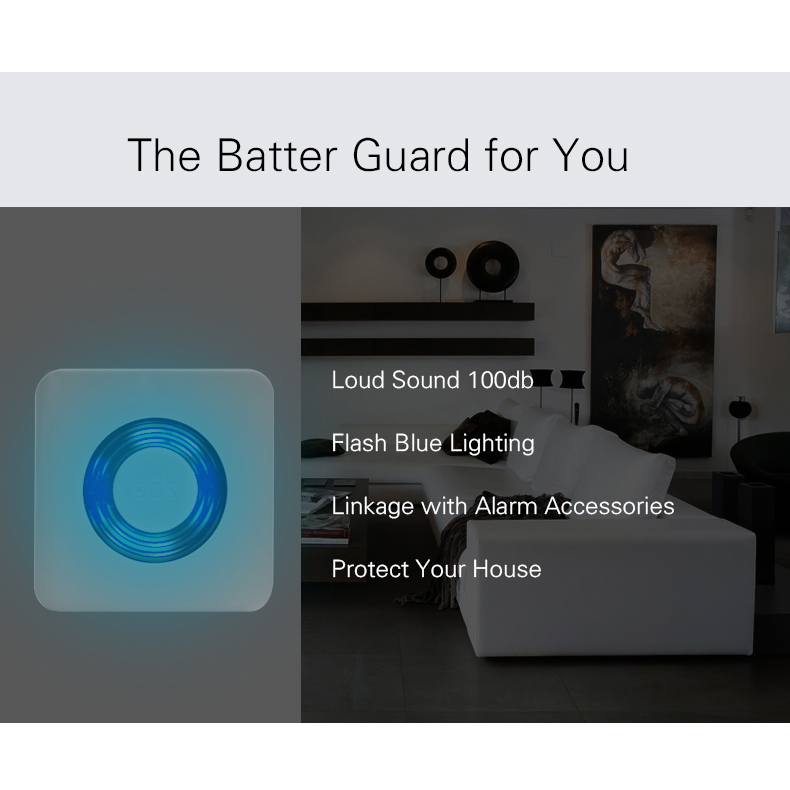 Wireless Indoor Siren For H6 Wireless Home Alarm Security System