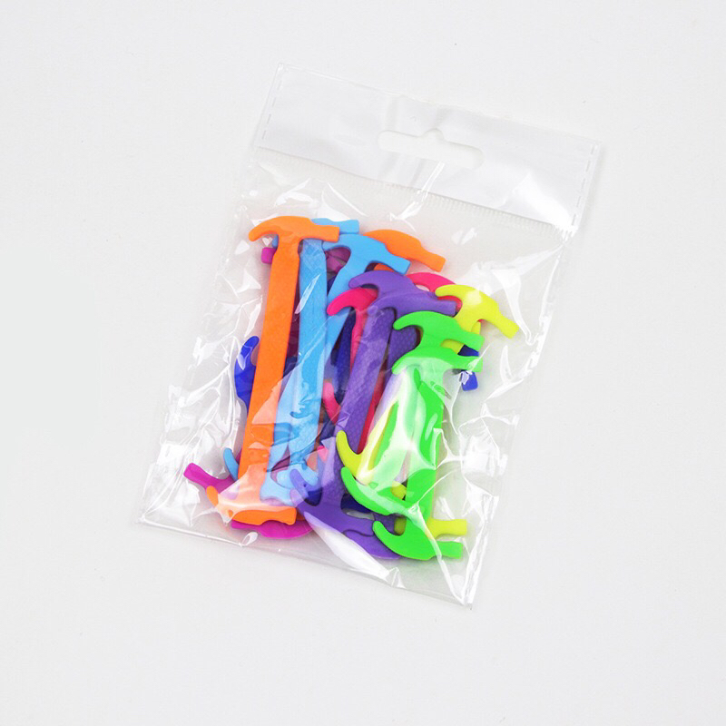 Lacets élastiques en Silicone pour baskets, sans attaches, faciles à mettre et à enlever, pour paresseux, unisexe, 12 pièces/1 ensemble: Random color mixing