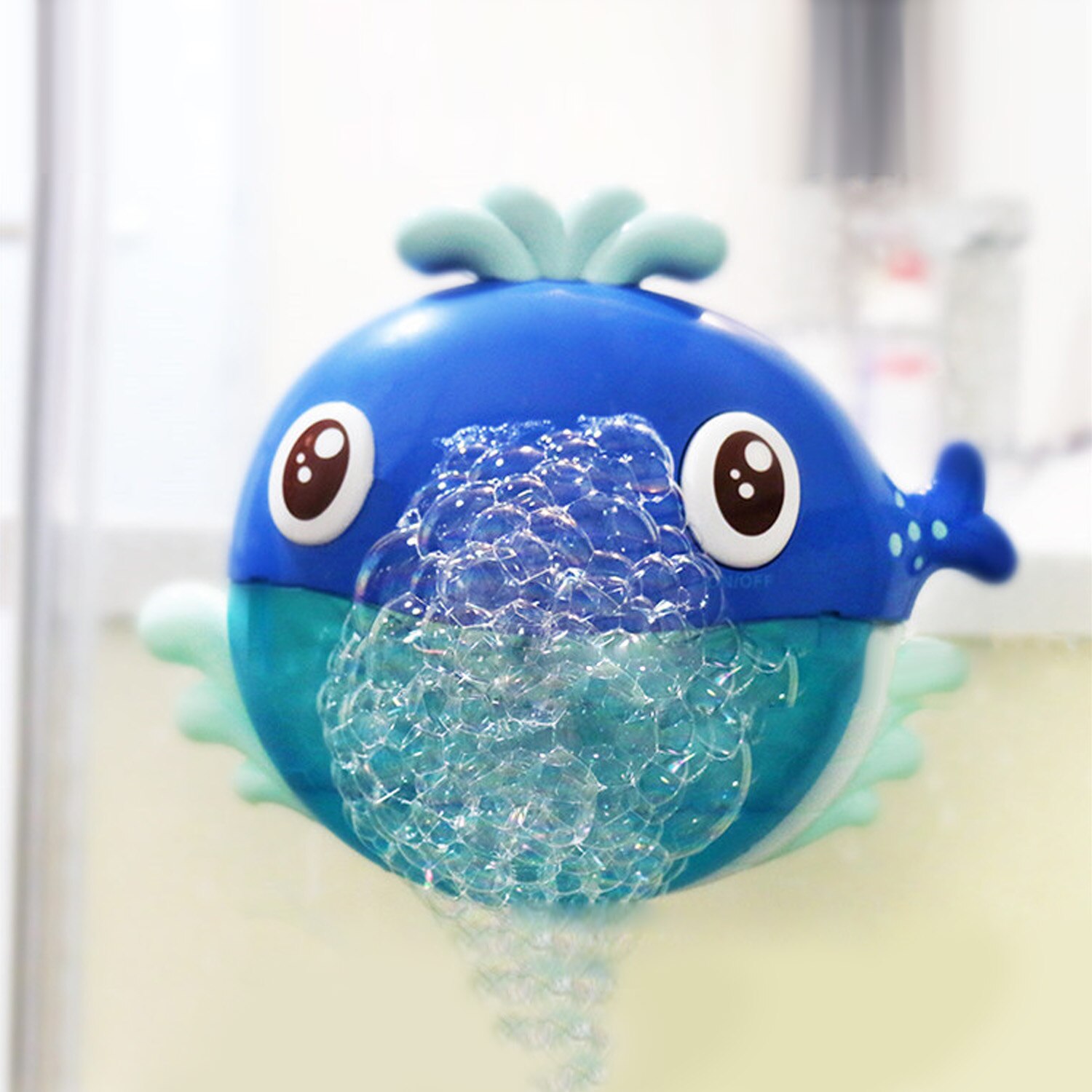 Grappige Leuke Walvis Bubble Blower Maker Machine Bad Douche Bad Speelgoed Met Muziek Geluid Voor Baby Baby Kind