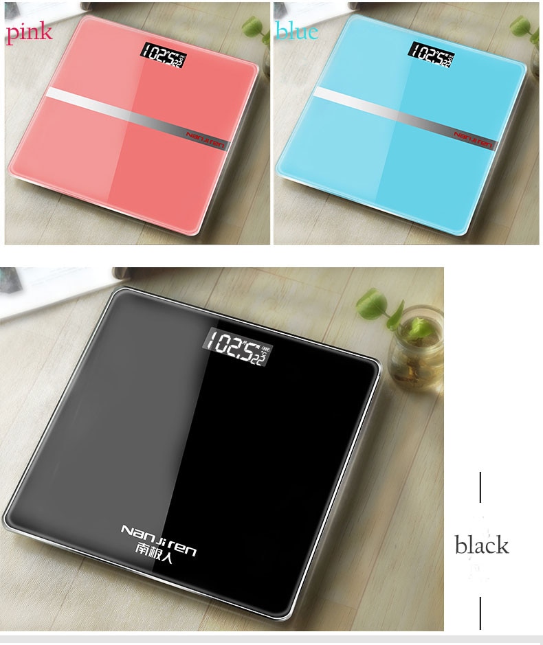 Yolanda Bathroom Floor Scales Smart Household Electronic Digital Body Bariatric Weight Scales LCD Display 180KG 400lb