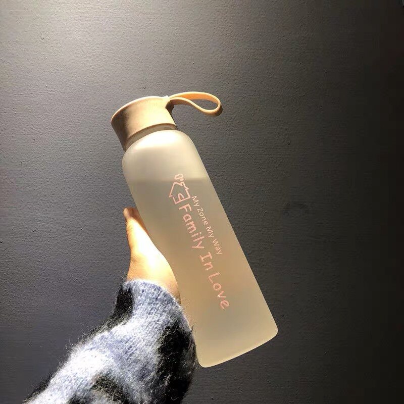 Søt gallon vannflaske silikon te plast gjenbrukbare låve vannflaske drikke halm borraccia termica hjem dekor  oo50bl: Stil 8