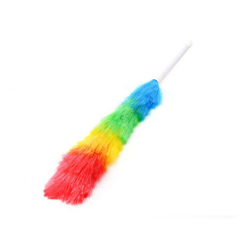 Magic Rainbow Feather Duster Dirt Dust Brush Vacuum Cleaner Blinds Furniture Window Bookshelf Cleaning Tool Brush