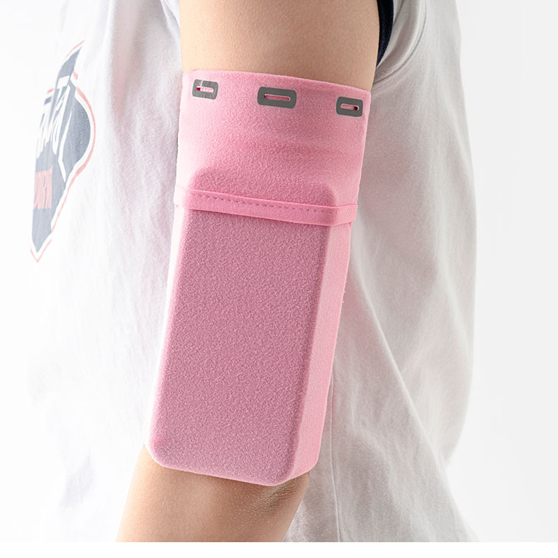 Bolsa de brazo para teléfono móvil para correr, brazalete deportivo para teléfono, funda impermeable para correr y trotar, soporte para IPhone Samsung: Azul
