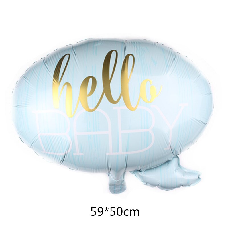 Dreng/pige dejlige fødder ballon baby shower fod aluminiumsfolie balloner fødselsdagsfest baby shower bryllup dekoration tegneserie hat: 4