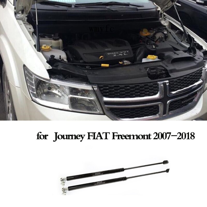 2Stck Auto Gas Schock Haube Strebe Dämpfer Vorderseite Motorhaube Unterstützung Stange Aufzug für ausweichen Reise Fiat Freemont 2007: Ursprünglich Titel