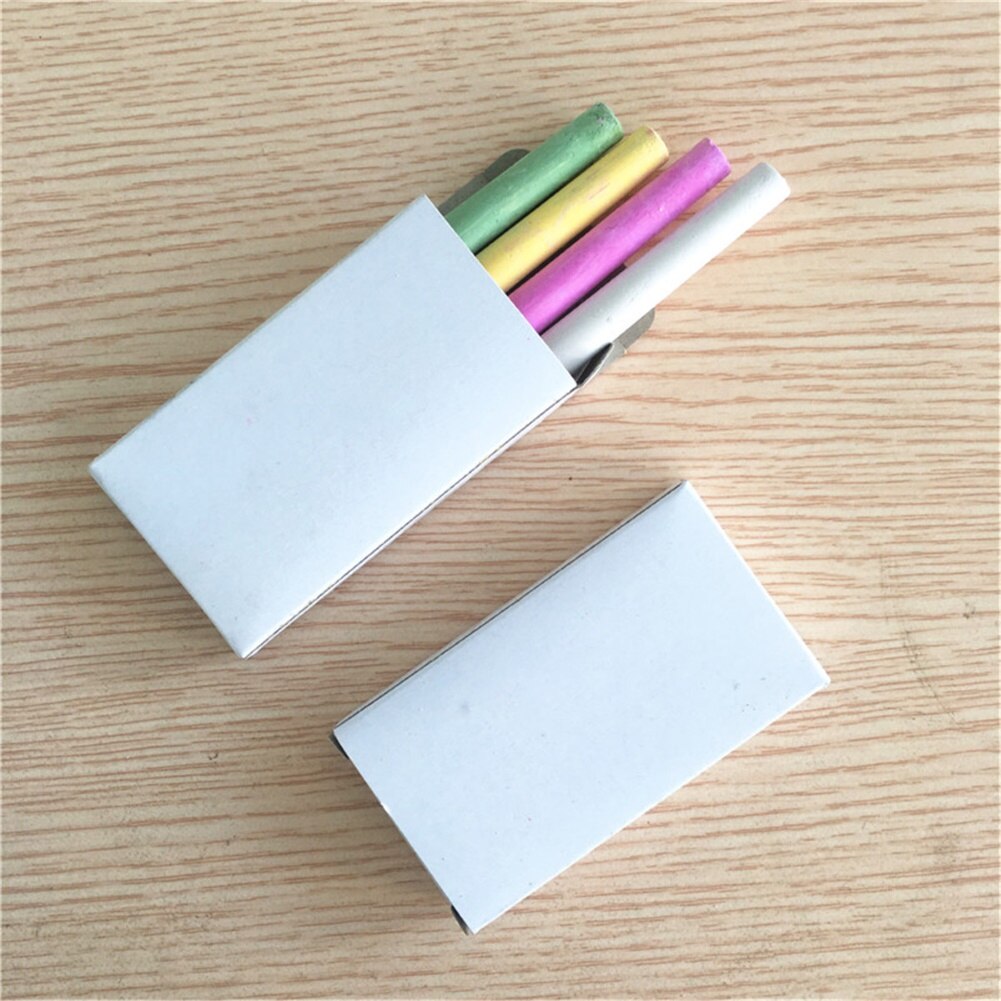 12 Sticks Dustless Drawing Chalk School Office Supplies with Chalkboard Eraser Suitable for use in the classroom office