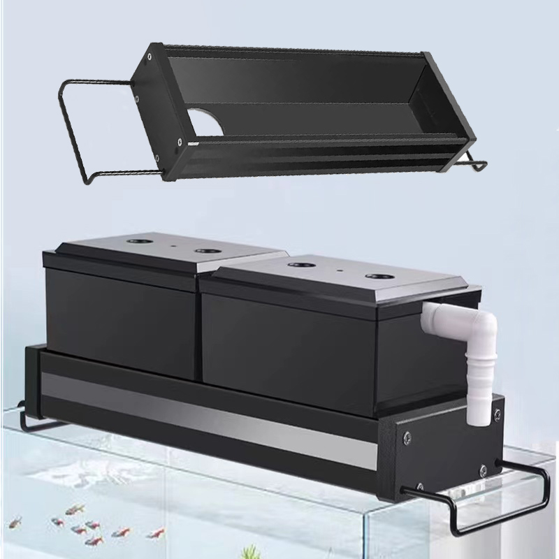 Caja de goteo para pecera, accesorios de Base, soporte para caja de filtro de acuario, placa inferior de filtro superior para filtro, caja de goteo para acuario