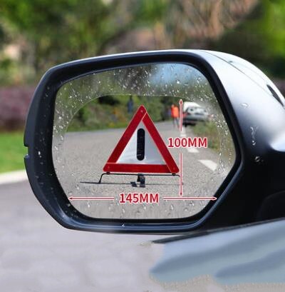 Miroir de rétroviseur de voiture universel | Film imperméable à la pluie autocollant de voiture, miroir Nano Film antibrouillard étanche CD50 Q02